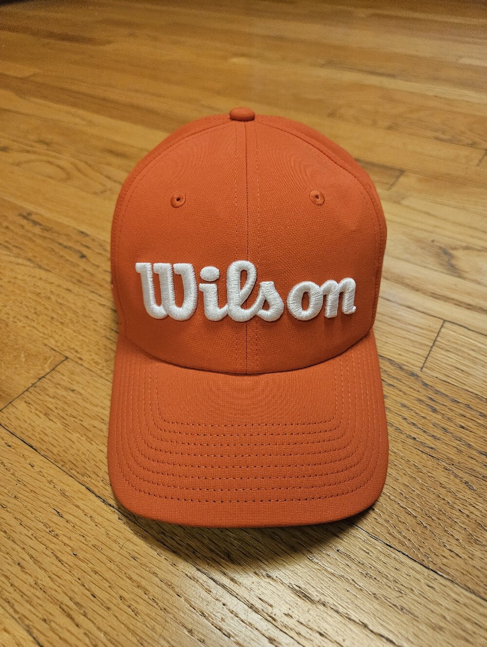 Orange Wilson Golf Hats With University Of Illinois Logo On The Back - NWOT